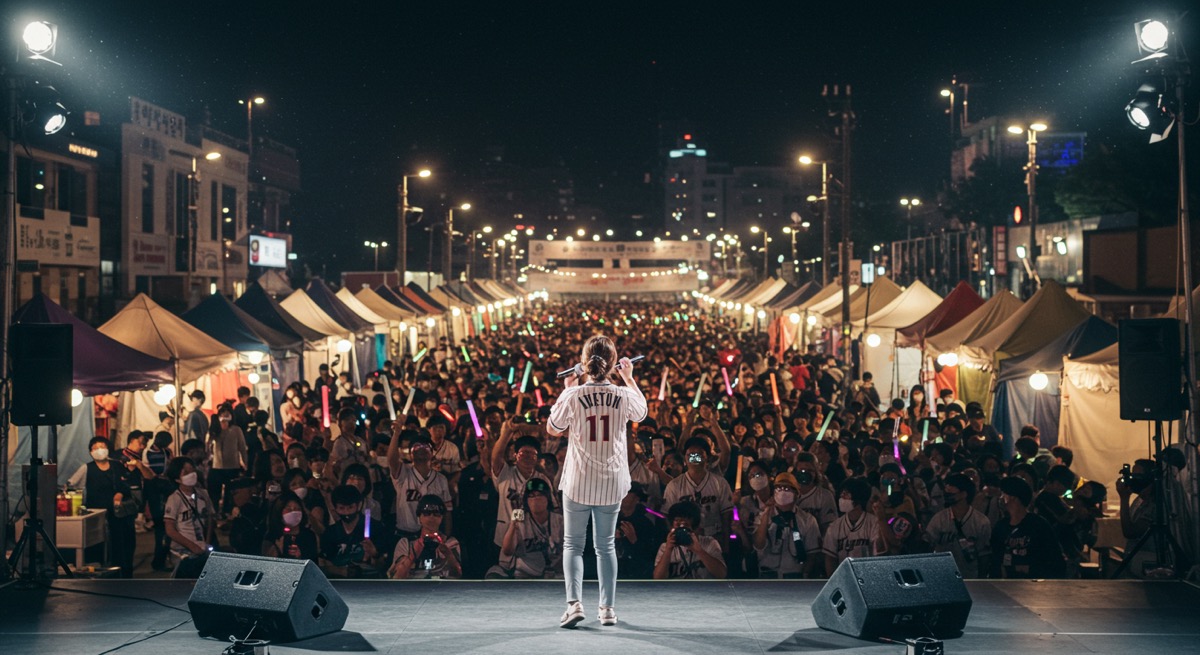 제2회 광주 남도맛 페스티벌 축하공연과 야시장 풍경