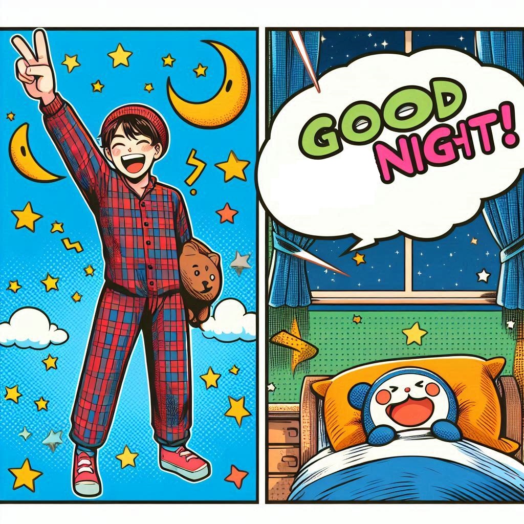 안녕히 주무세요.