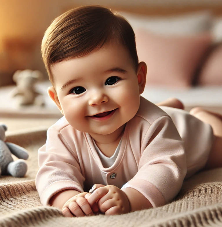 4개월 아기 이미지