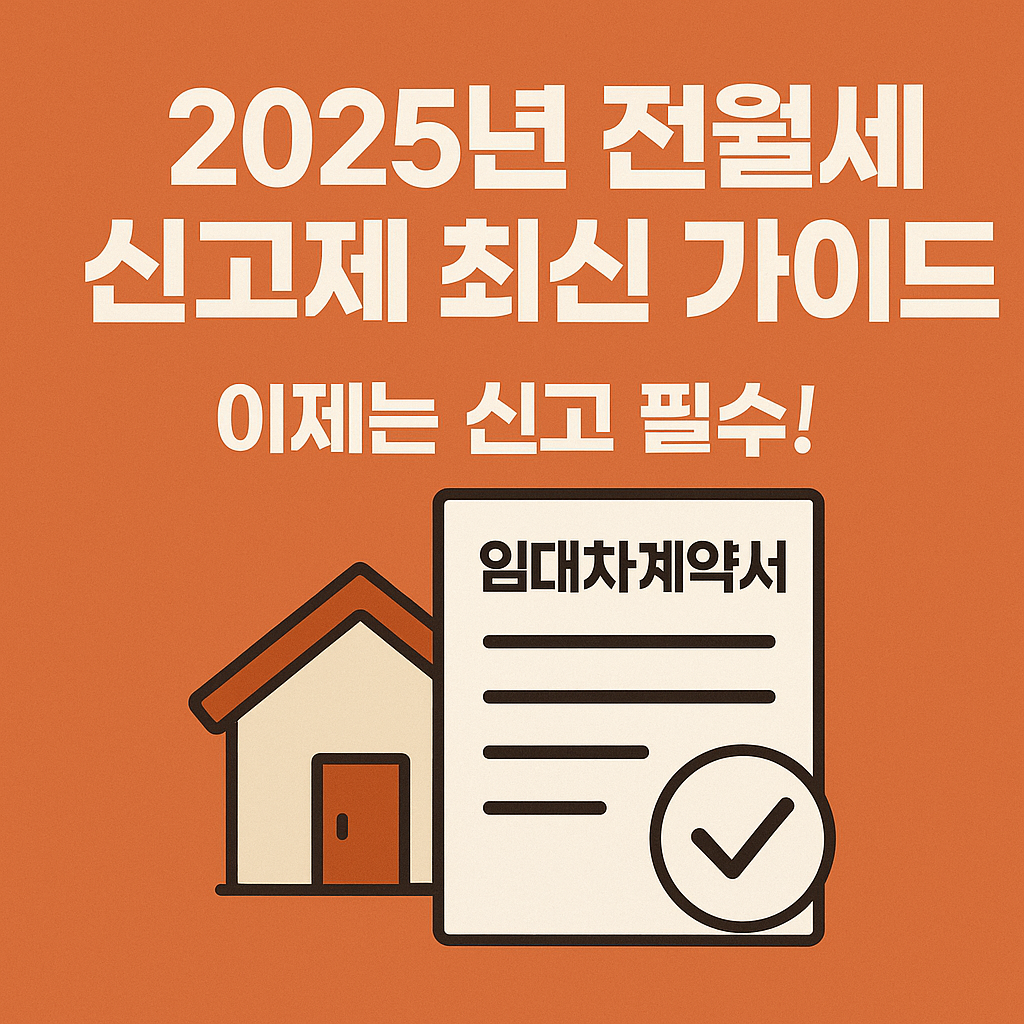 2025년 전월세 신고제 최신가이드