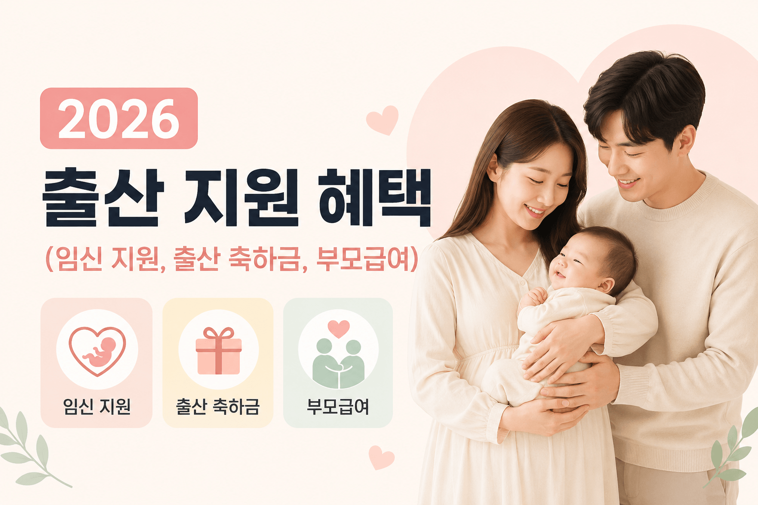 2026 출산 지원 혜택