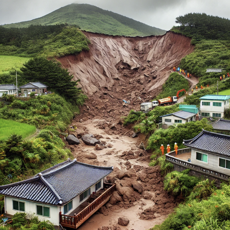 제주도 산사태