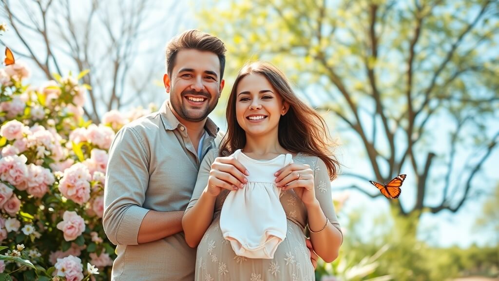 부드러운 아기 띠에 싸여 평화롭게 잠든 신생아의 클로즈업 사진. 배경에는 따뜻한 빛이 아기를 감싸고 있으며, 성별과 관계없이 모든 아기가 소중한 축복임을 나타낸다.