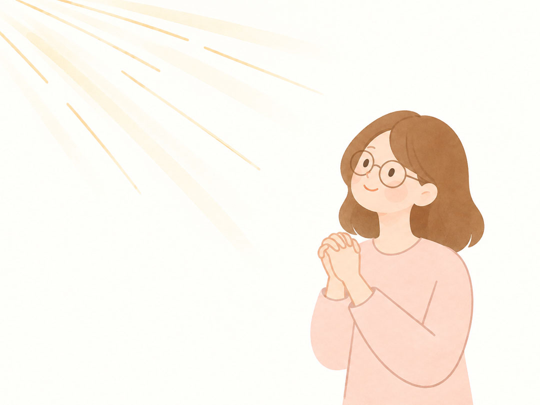 오늘 말씀카드 - 나는 여러분을 기억할 때마다 나의 하느님께 감사를 드립니다. (필리 1,3)