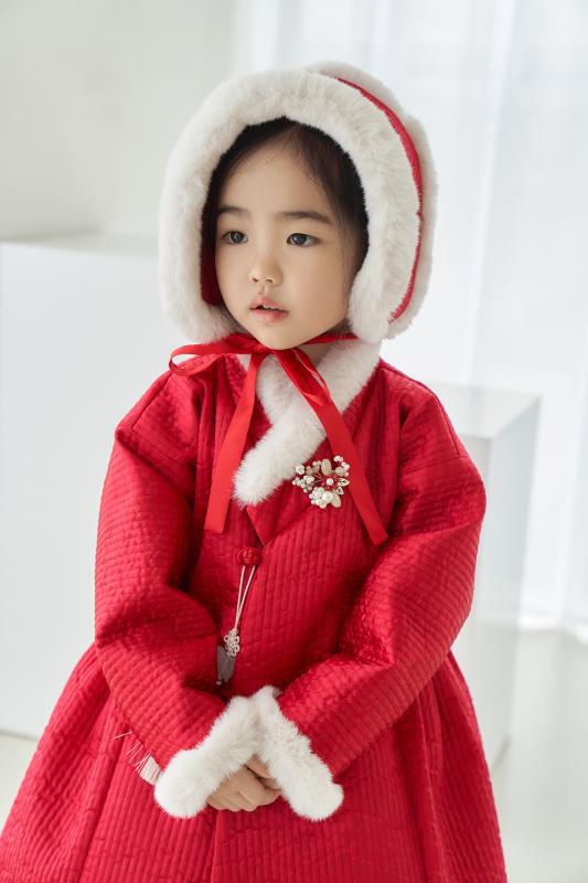 예화 아동한복 프리미엄 여아 누비두루마기