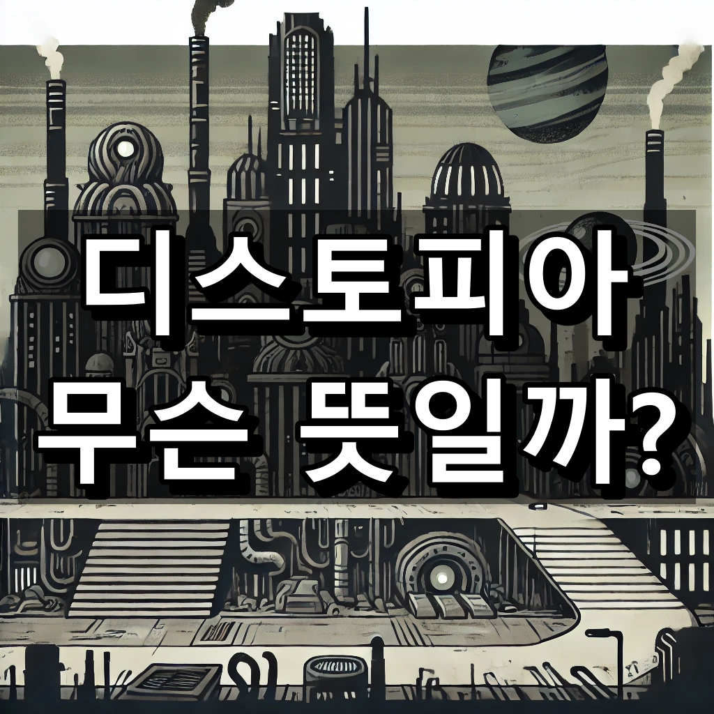 디스토피아 뜻 대표 이미지