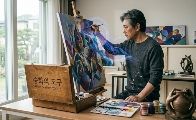 성적 에너지를 억압하지 말고 글쓰기 그림 등 긍정적인 방향으로 전환하는 것이 50대 남성에게는 큰 도움이 된다