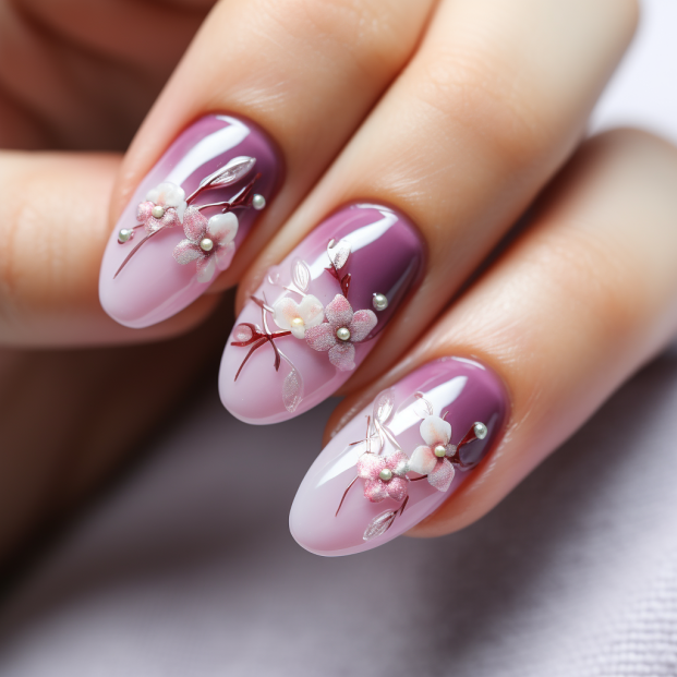 플라워 네일아트