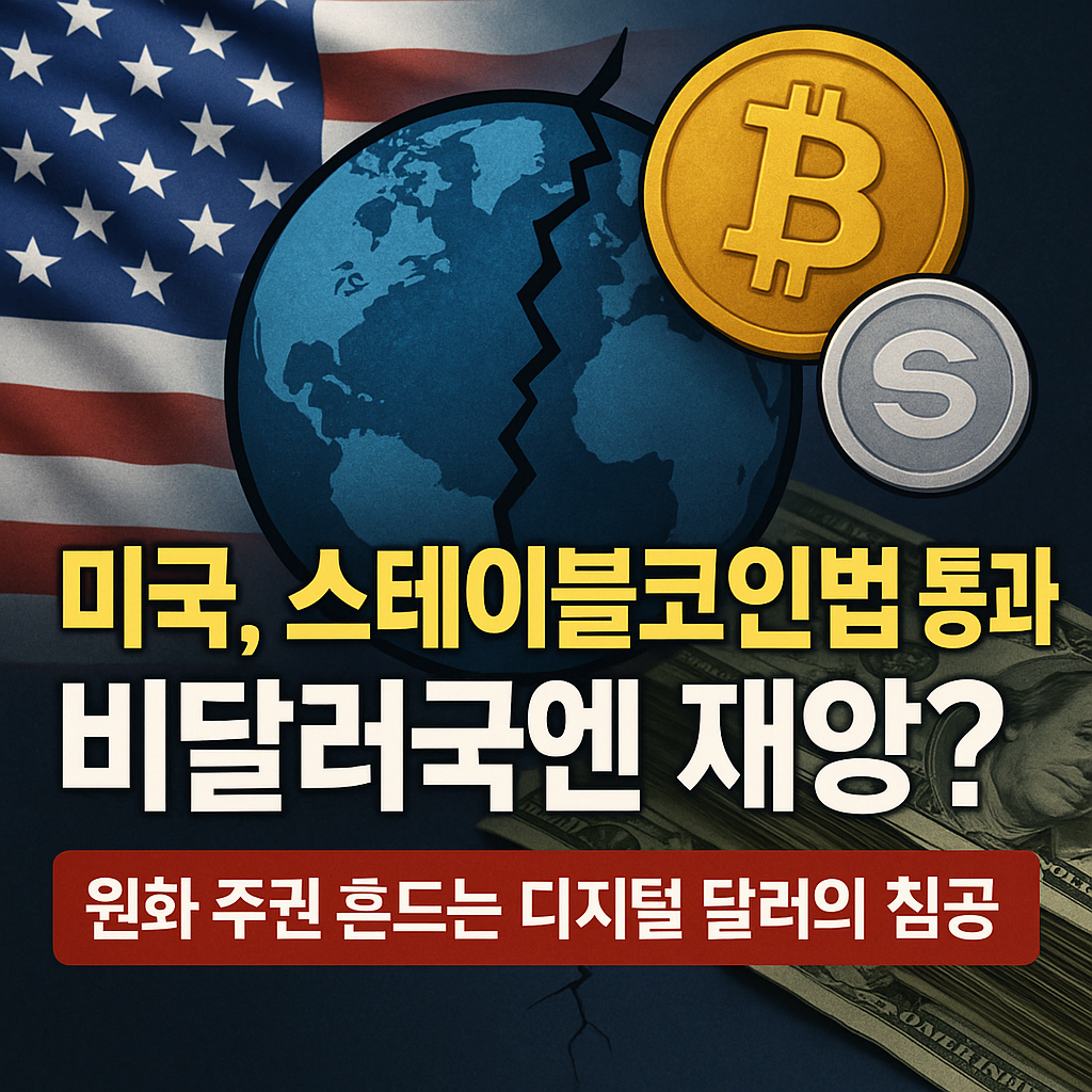 미국 스테이블코인법 통과&hellip;비달러 국가에 닥칠 충격적인 미래 (2025 최신 분석)