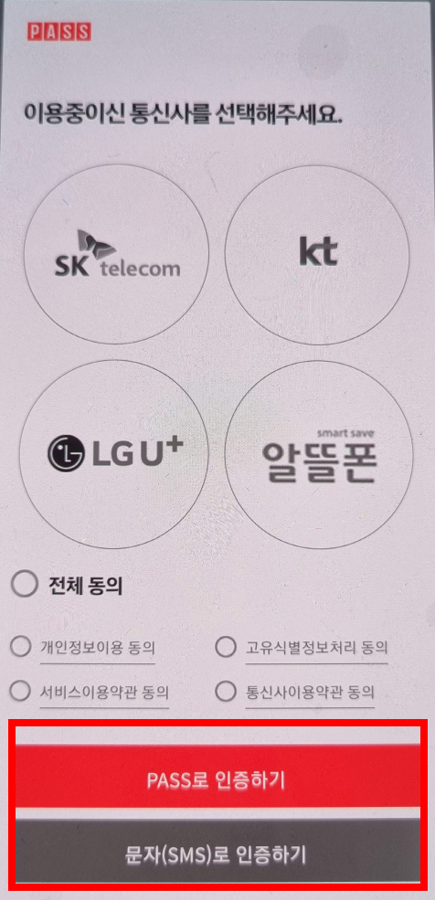 모바일 신분증 발급방법 (정부24) 알아보기와 관련된 정부24 어플에서 모바일 신분증 발급받고 있는 과정의 일부 사진