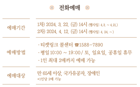 경복궁 별빛야행 전화예매