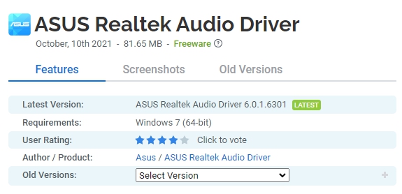 ASUS-Realtek-Audio-Driver