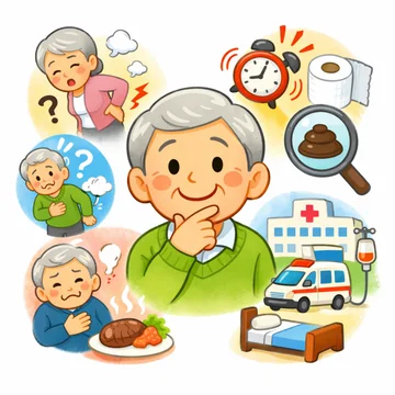 노인에게 나타나는 변비 증상과 헷갈리기 쉬운 신호1