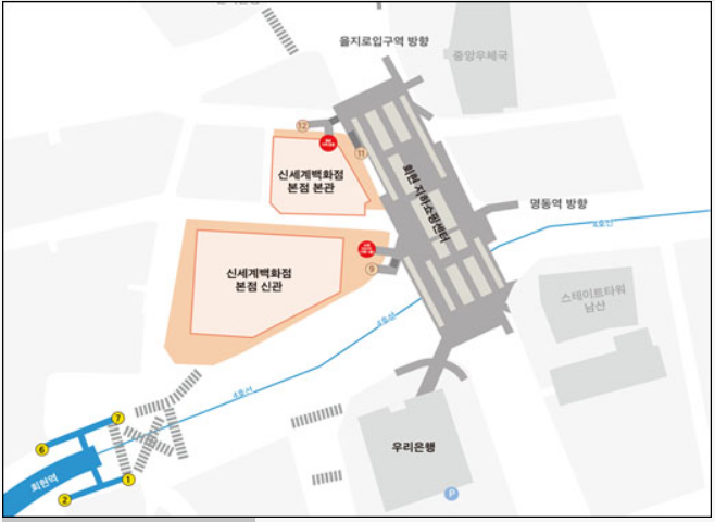 신세계백화점-본점-크리스마스-이벤트-파사드-미디어월-인증샷성지-인증샷맛집-관람팁-명당위치-안내