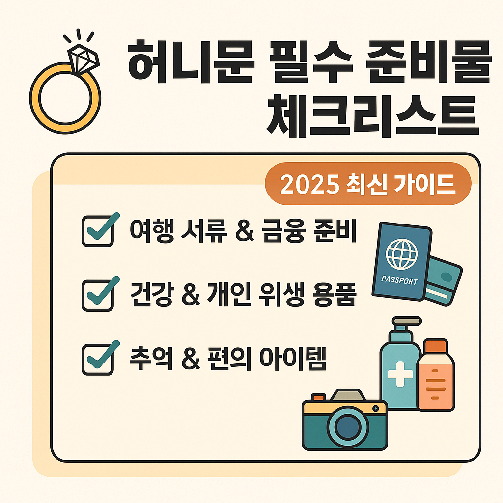 2025년 신혼여행 추천지 BEST 5