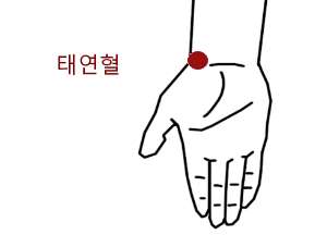 수태음폐경 태연혈