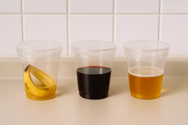 초파리트랩 만들기 과일껍질 활용