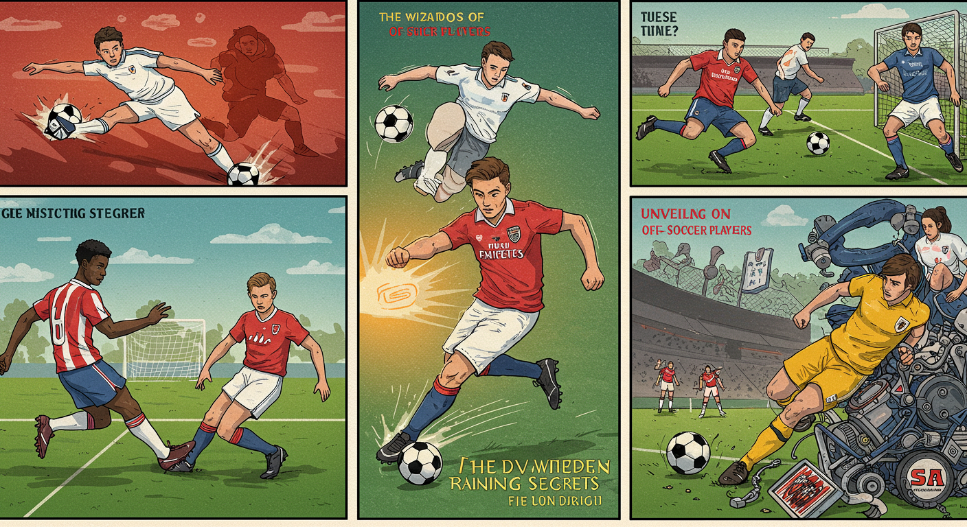 ⚽ 그라운드의 마법사들, 축구 선수들의 숨겨진 훈련 비법 7가지 전격 공개!