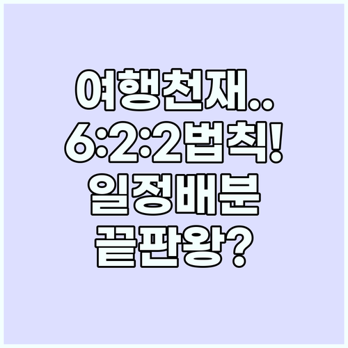 여행 경로 최적화 전문가들이 추천하는..