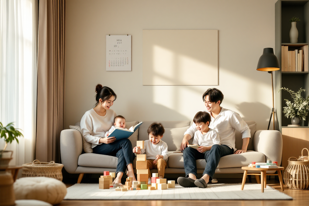 임대인 가족의 행복한 시간