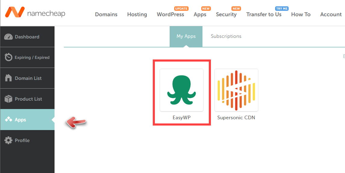 Namecheap 웹호스팅에서 sFTP와 데이터베이스 접속 정보 확인하는 방법