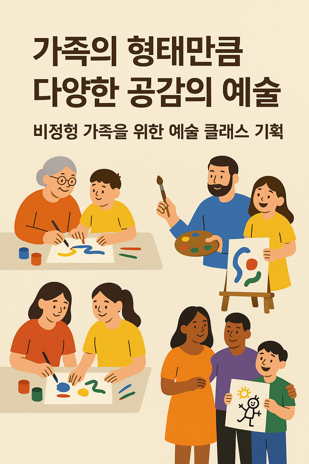 가족의 형태만큼 다양한 공감의 예술 – 비정형 가족을 위한 예술 클래스 기획