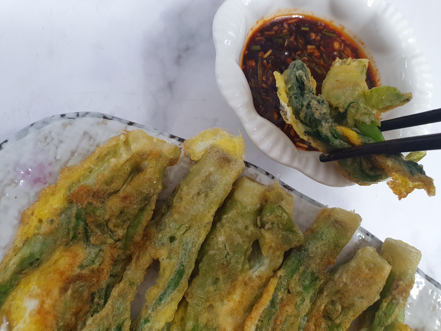 두릅 요리법 두릅전 만들기 두릅 데치는 방법
