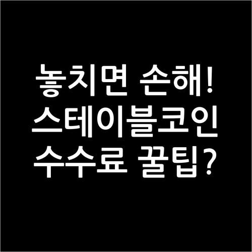 스테이블코인 원화 인출 성공을 위한 ..