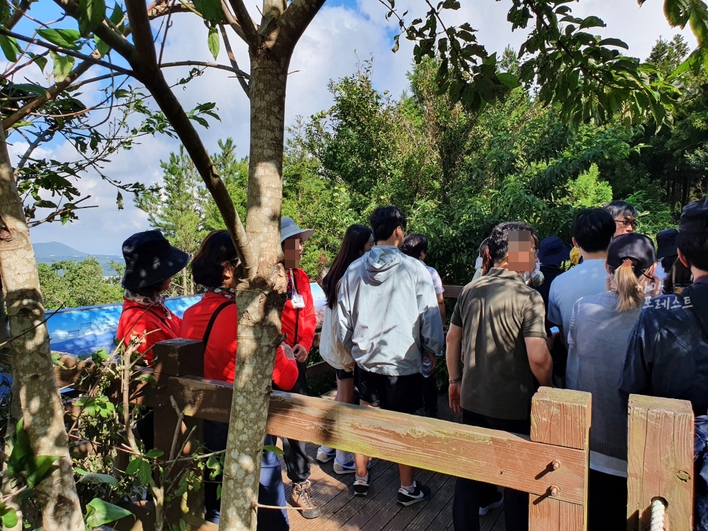 거문오름 해설사 안내