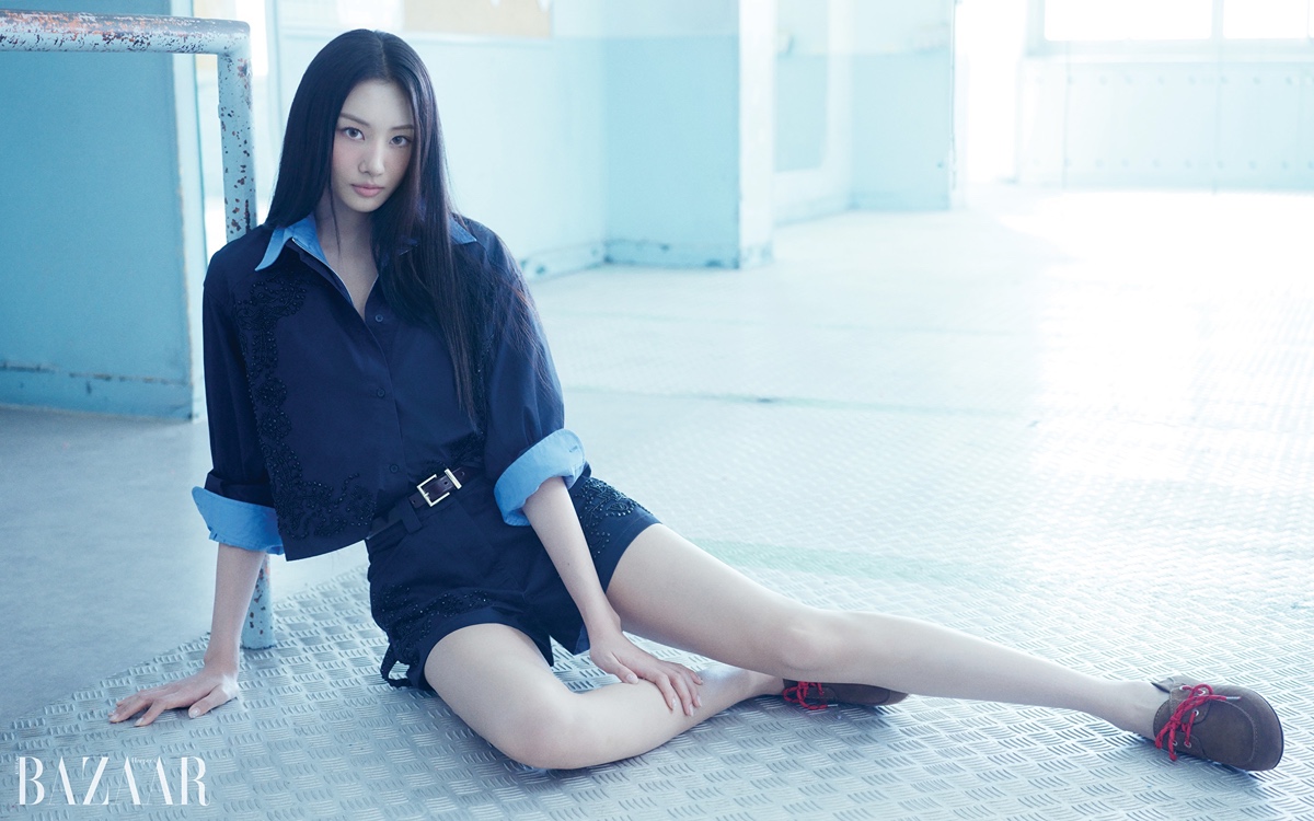 미야오 가원 산드로 하퍼스 바자 4월호 화보 | 인스티즈