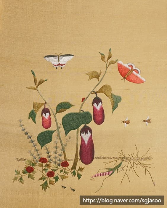 한국 전통 자수 공예의 세계: 한국 자수와 유럽 자수의 비교