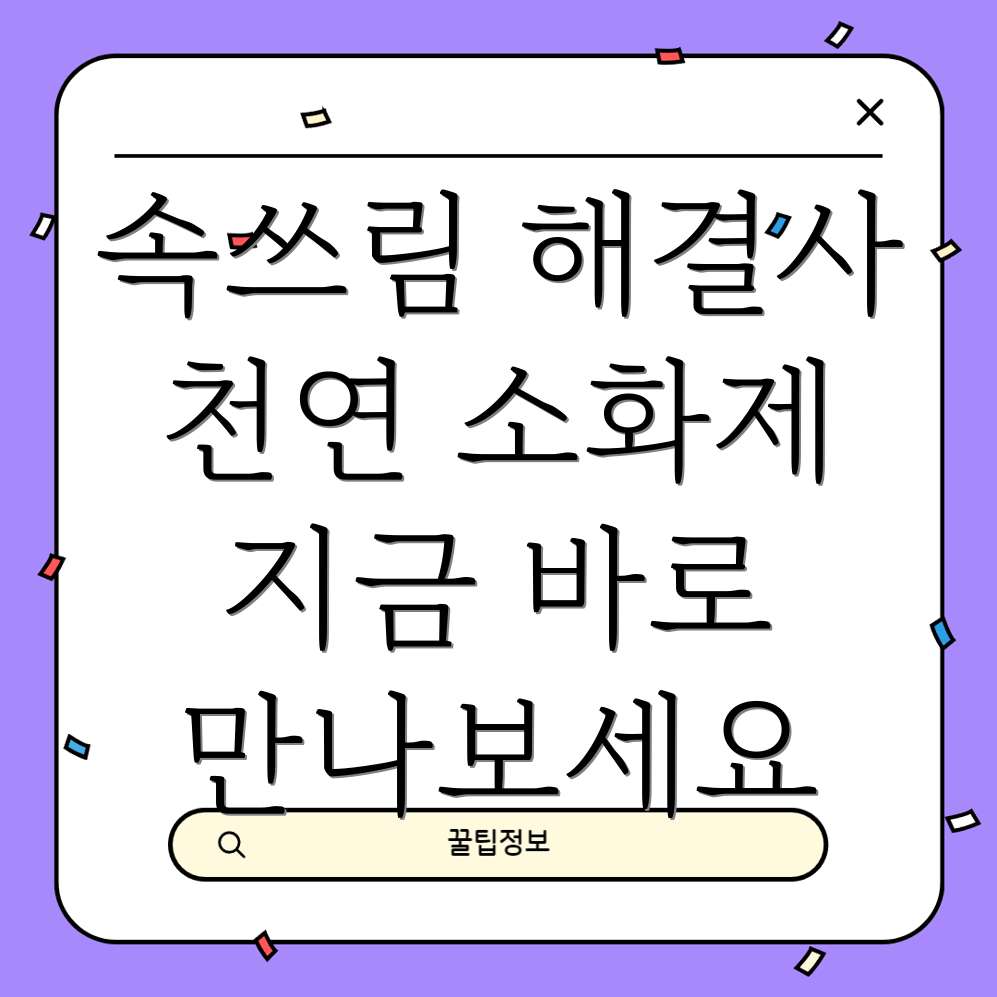 천연 소화제