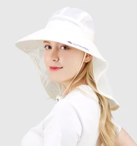 썬글레이드 성인용 UV 아쿠아 플랩캡&#44; 아이보리