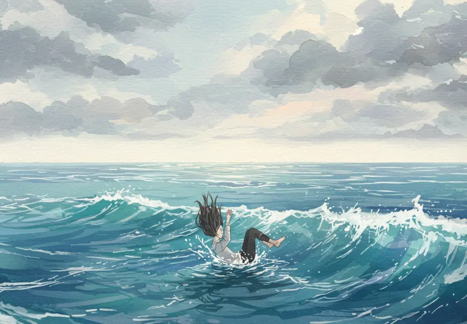 바다에 빠지는 꿈해몽