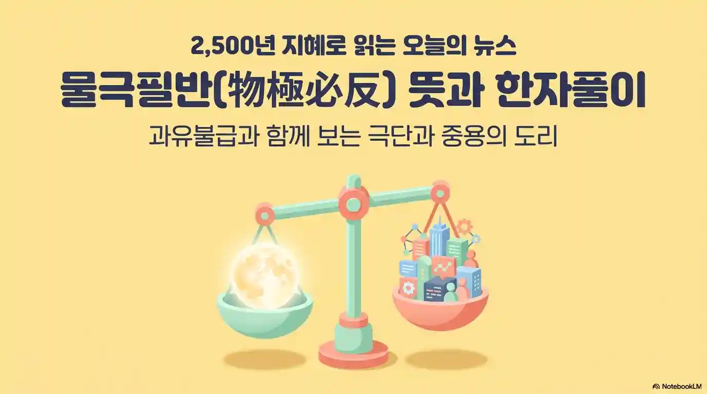 물극필반 뜻과 한자풀이를 설명하는 글의 썸네일