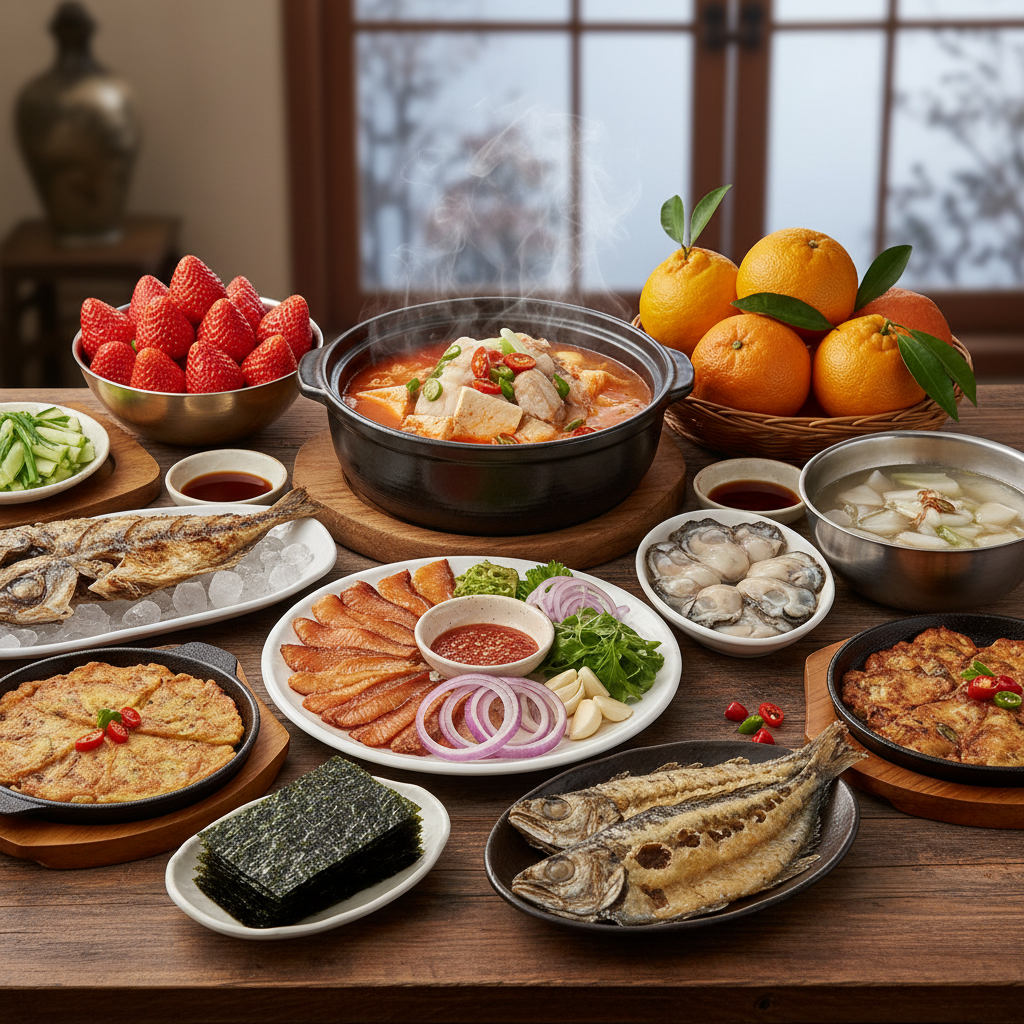 1월 제철 음식