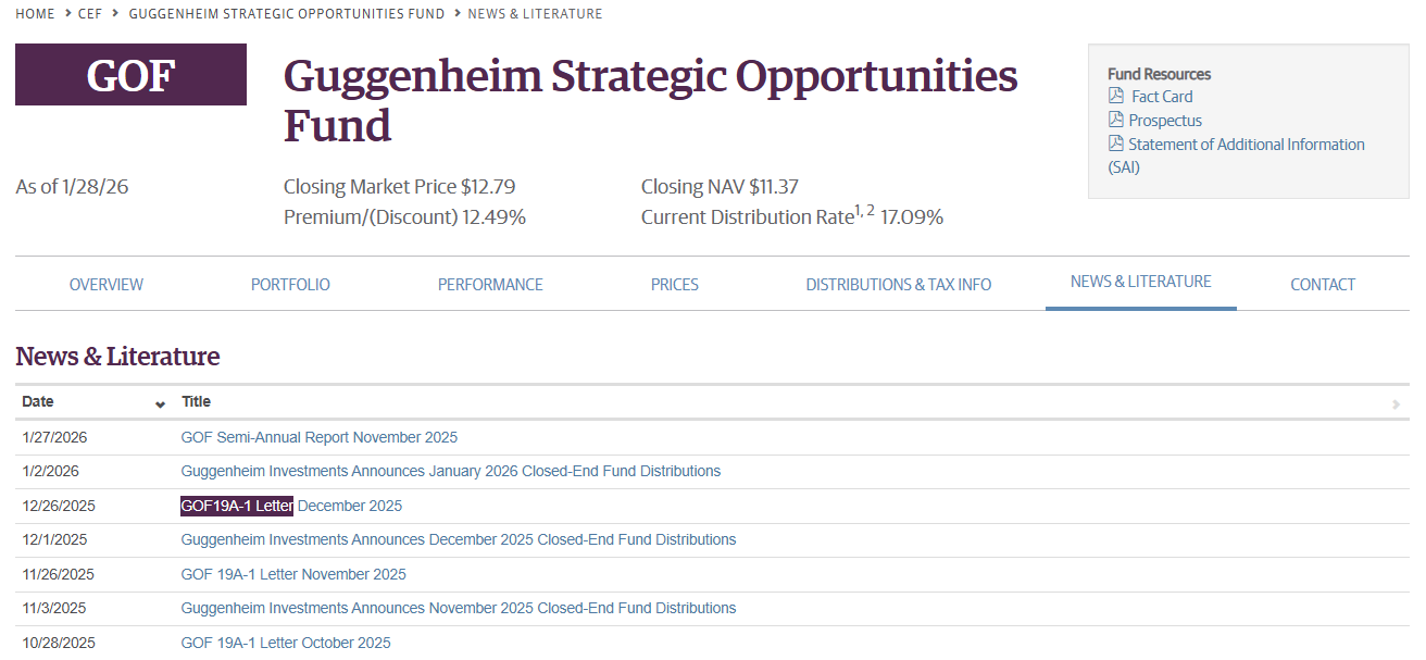 GOF의 19A-1 Letter를 보면 ROC를 확인할 수 있다.