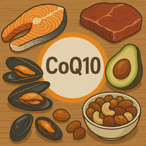코엔자임 Q10이 많이 함유된 식품