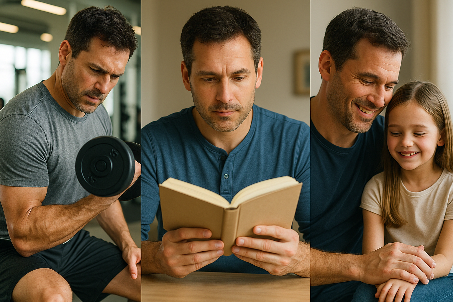 40대 아빠 체력+정신 건강법 (운동, 자기계발, 가족)