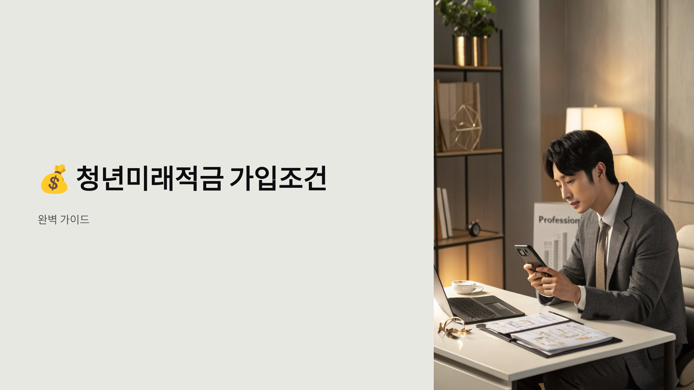 청년미래적금 가입조건 알아보기
