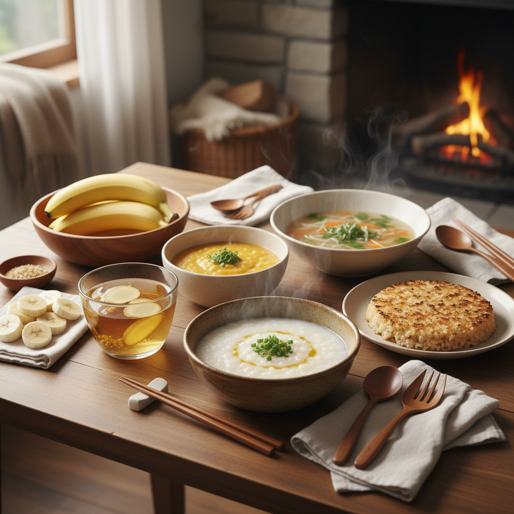 장염에 좋은 음식