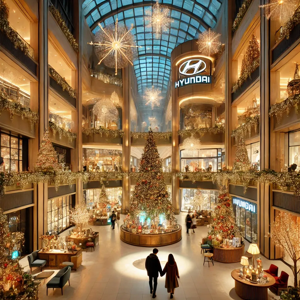 크리스마스 분위기 가득한 더 현대 서울 데이트 코스