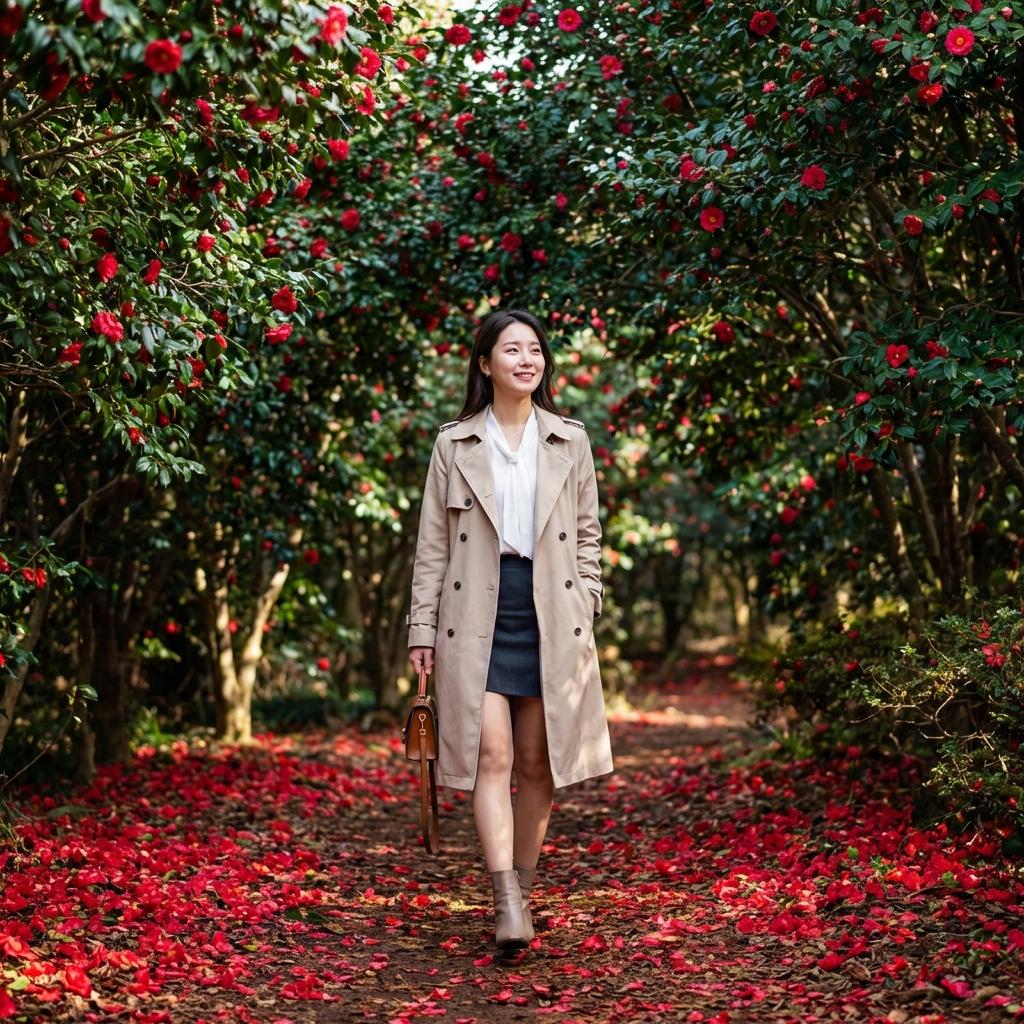 옥룡사지 동백숲 산책로 난이도 분석