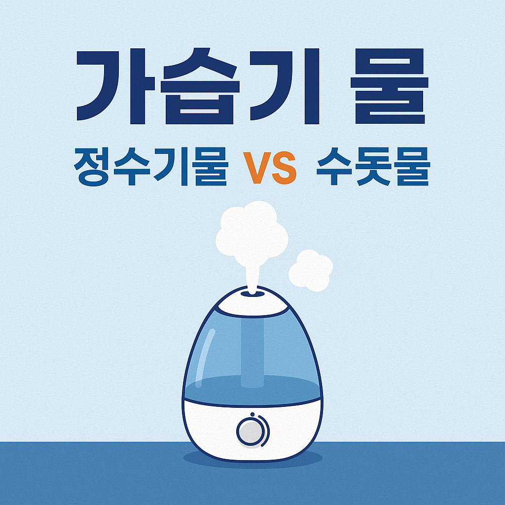 가습기 정수기물 사용 해야 하나