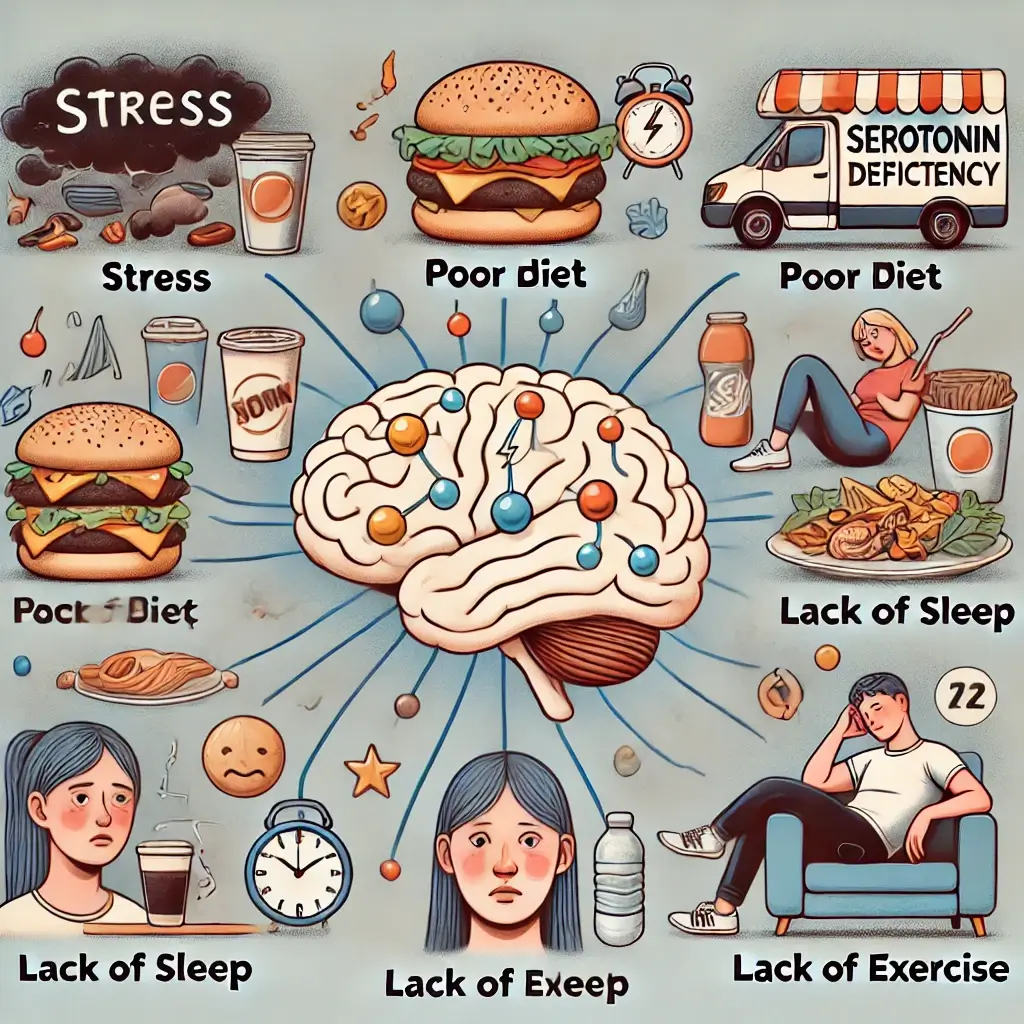 세로토닌 부족 원인