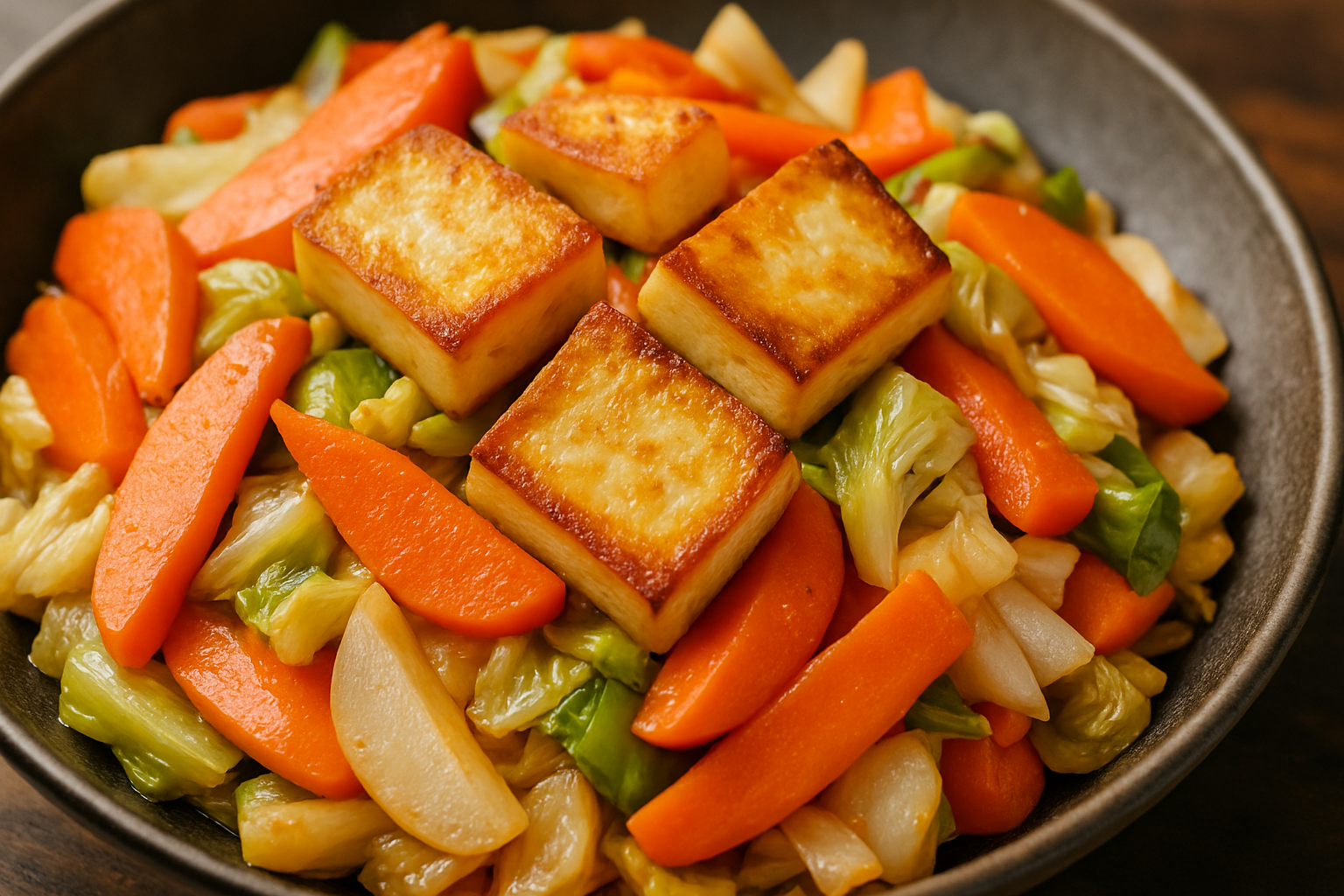 채소 두부 볶음