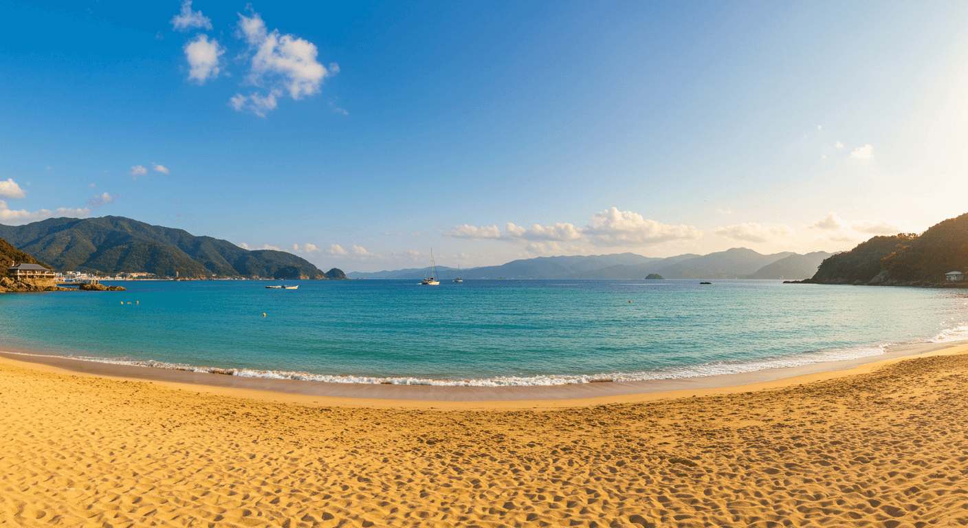 한적한 해변