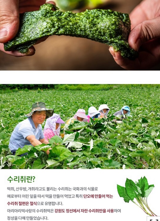 정선-아리랑시장-취떡-아리아리떡사랑