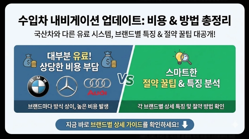 내비게이션 업데이트비용 완벽정리