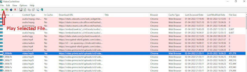 VideoCacheView로 동영상 다운로드